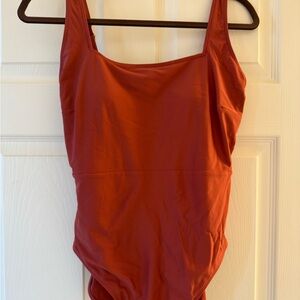 Summersalt One-Piece Swimsuit in Deep Orange